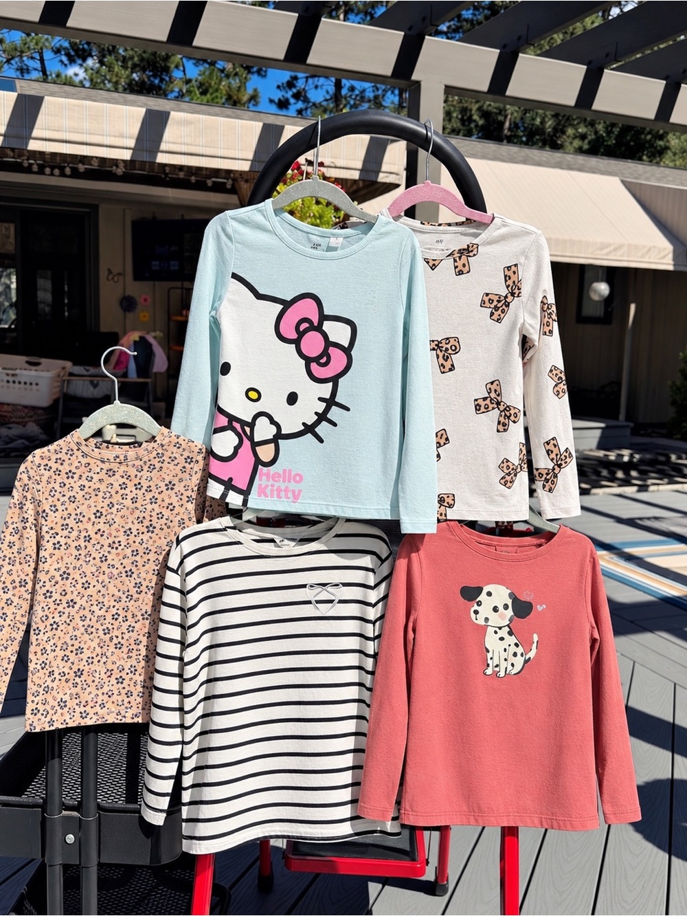 Girls' Long Sleeve Tops Bundle Multicolor H&M hardly even worn